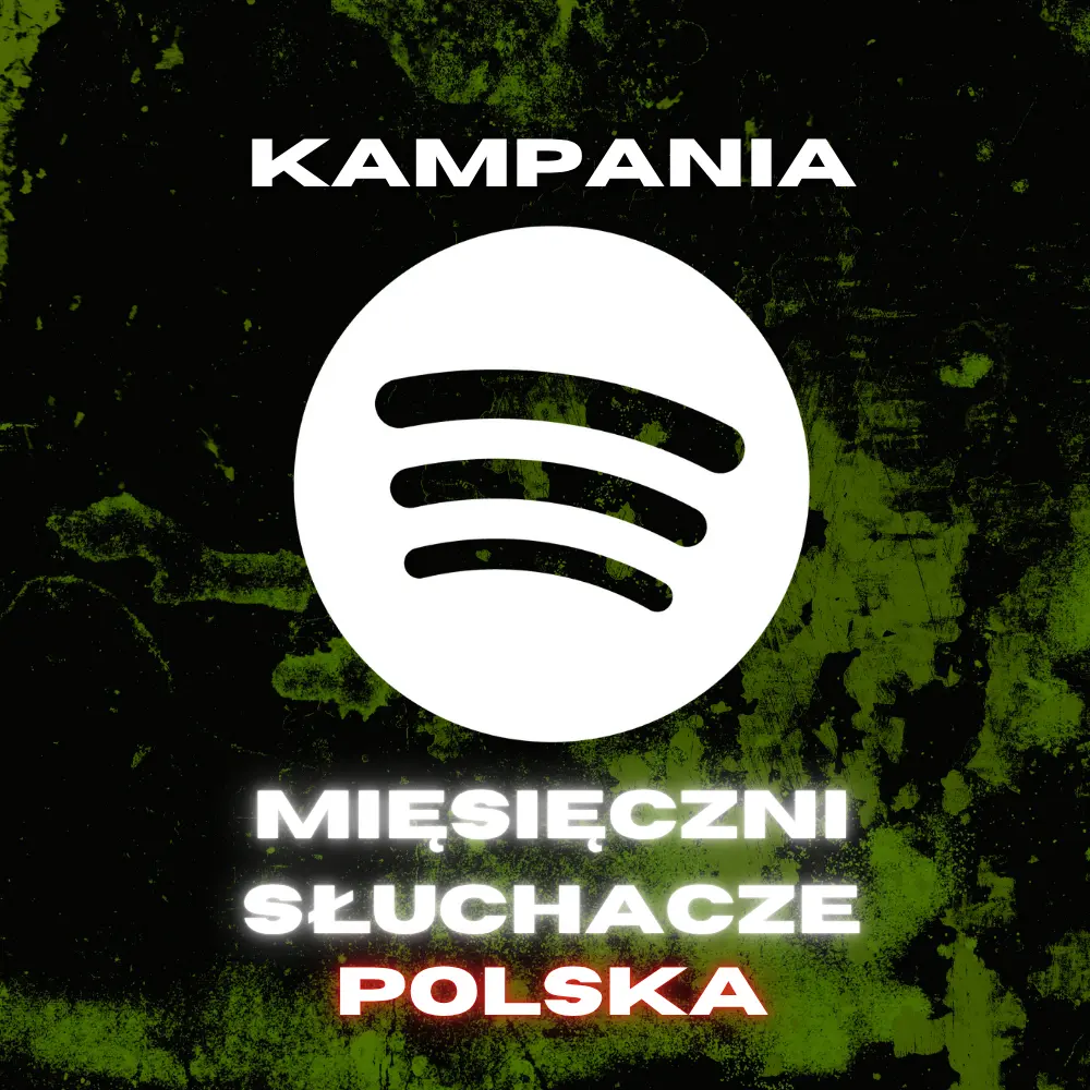 Spotify - Miesięczni słuchacze - Kampania Polska